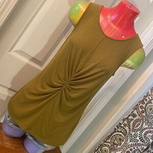 Simply Vera Vera Wang Ruched Sleeveless Tank